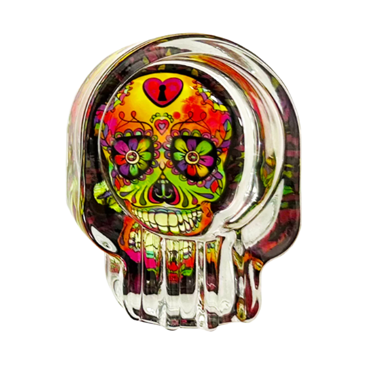 Skull Glass Ashtray