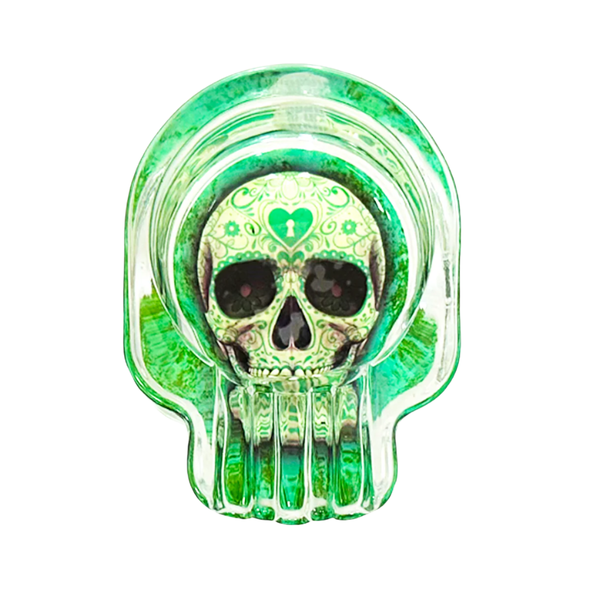 Skull Glass Ashtray