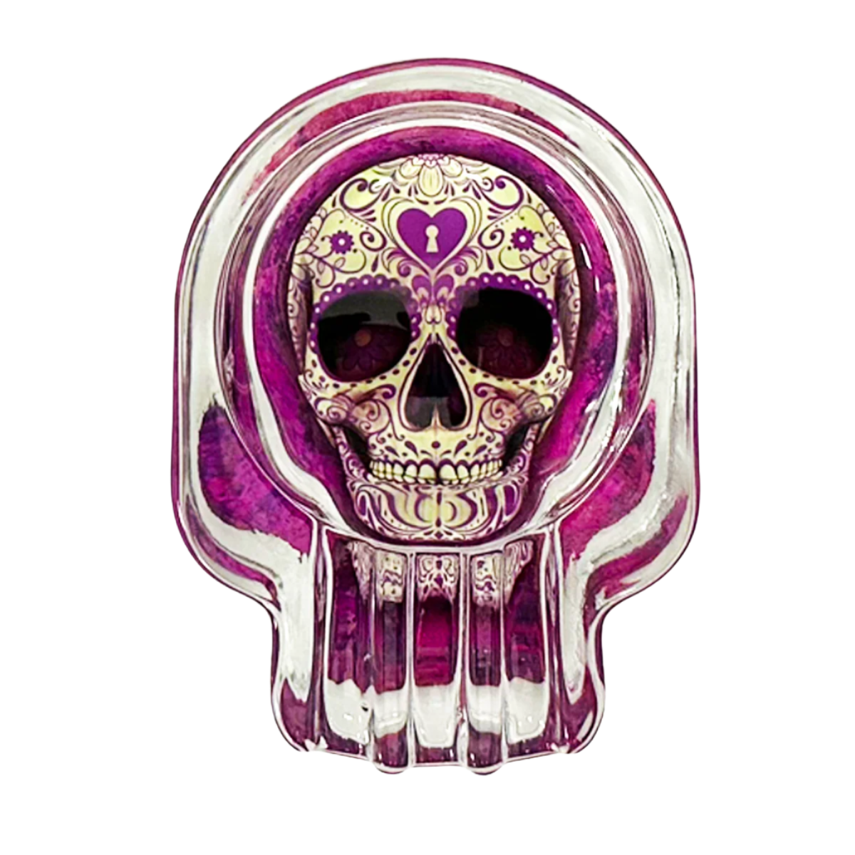 Skull Glass Ashtray
