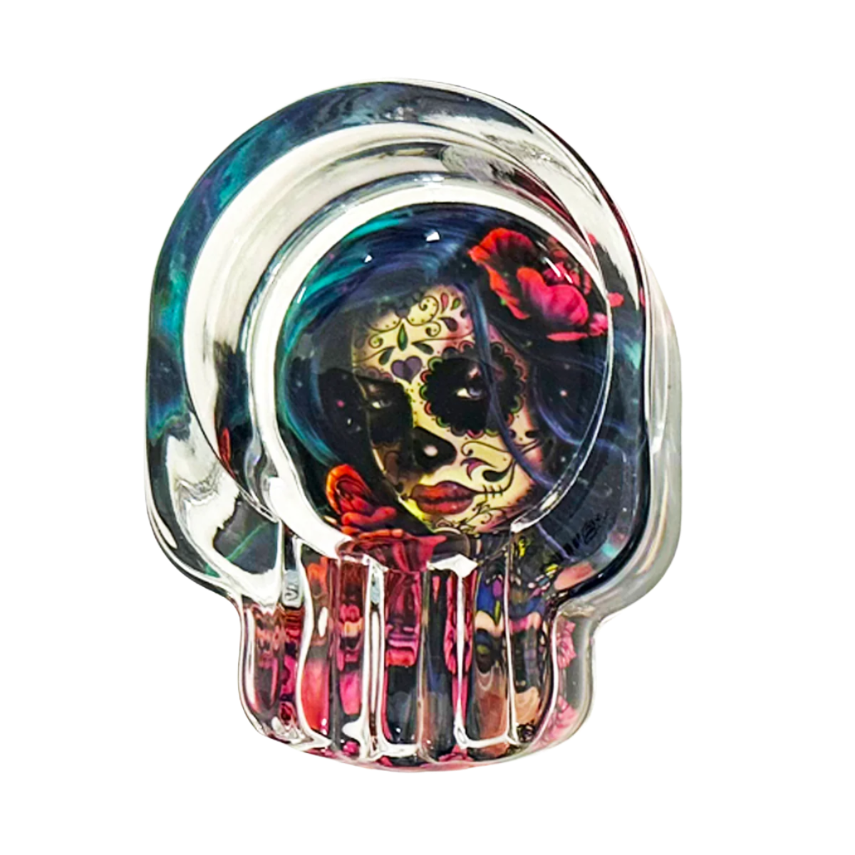 Skull Glass Ashtray
