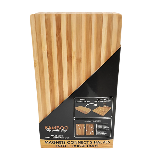 Bamboo Magnetic Rolling Tray