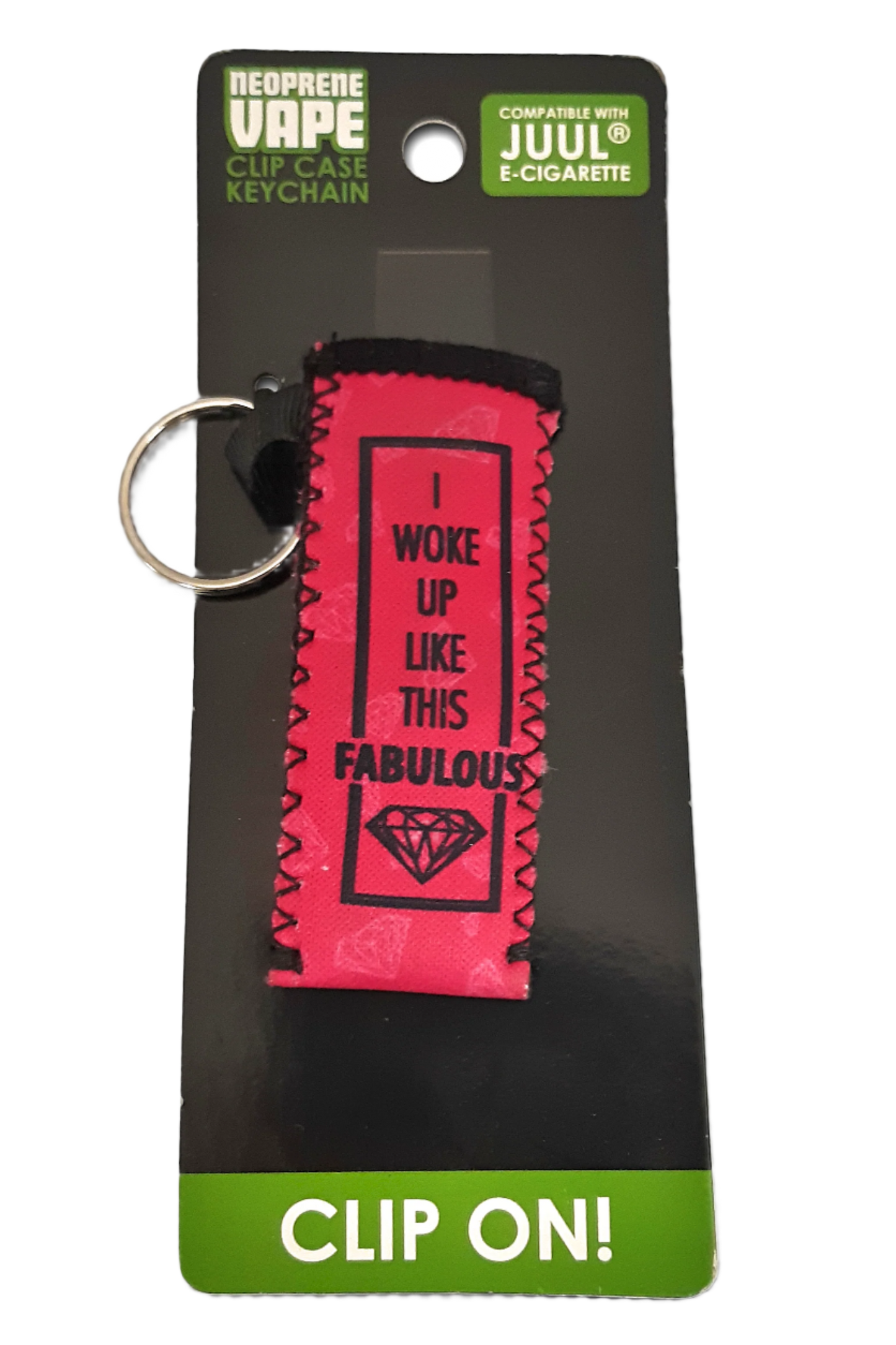 Neoprene Vape Clip Case Keychain