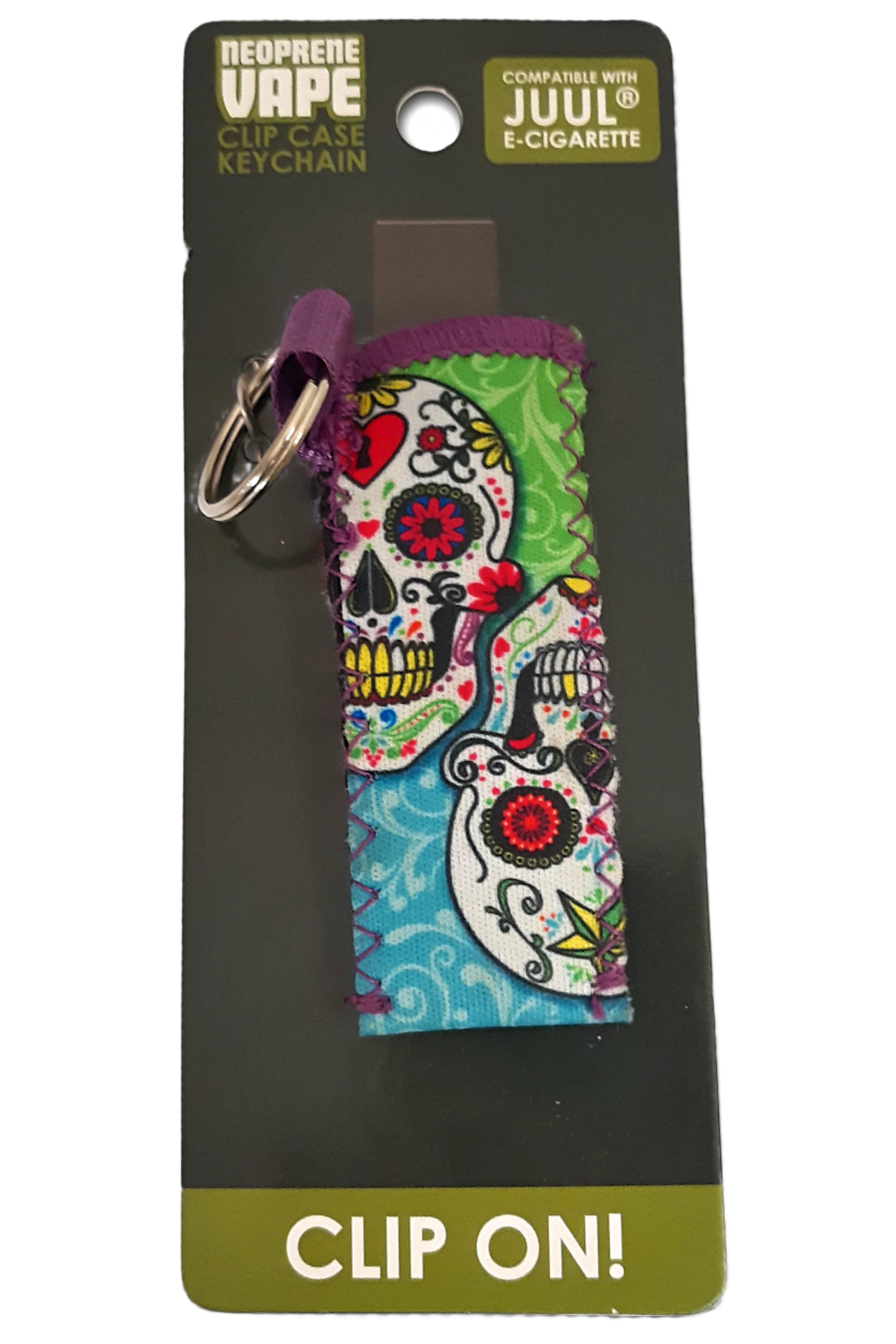 Neoprene Vape Clip Case Keychain