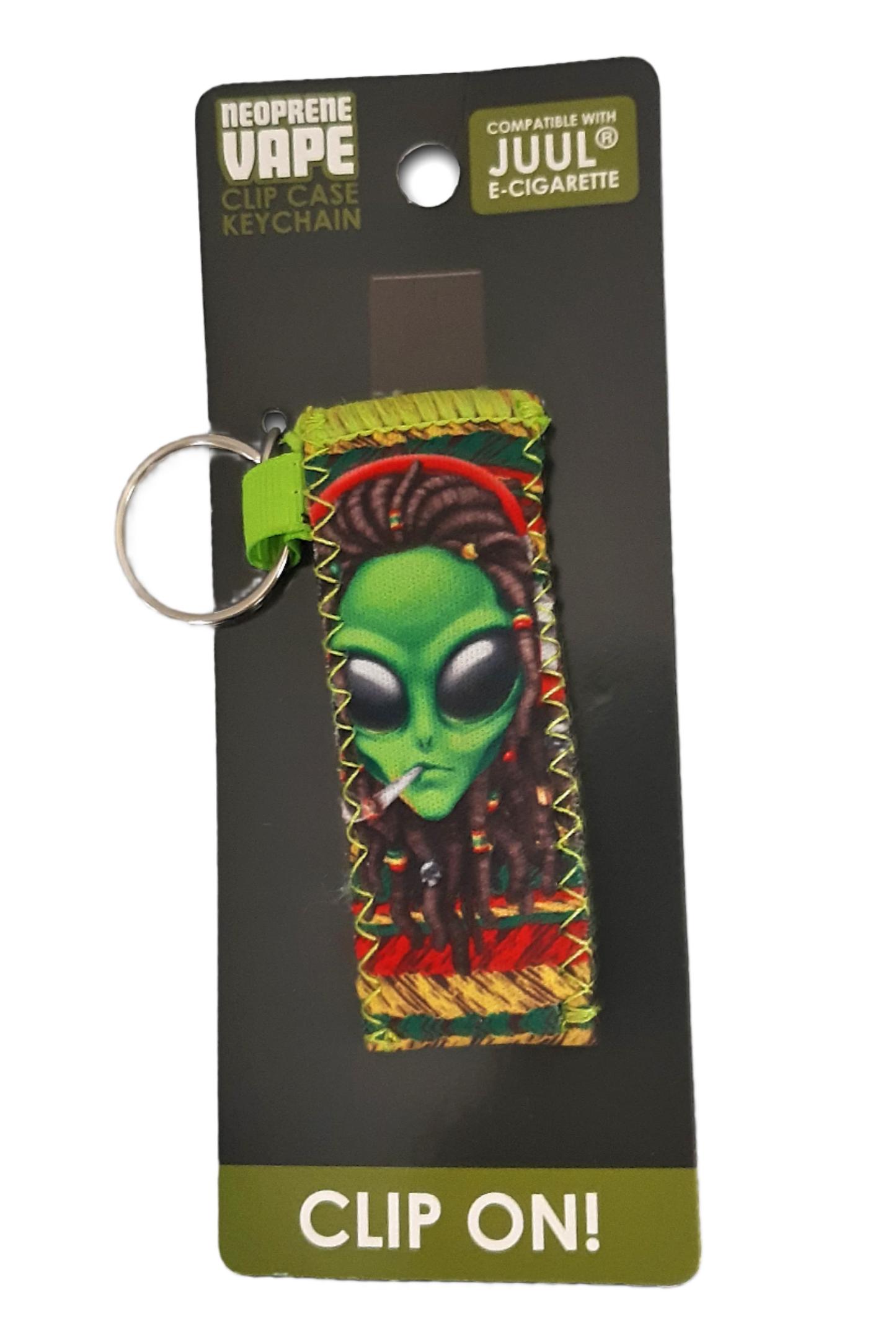 Neoprene Vape Clip Case Keychain