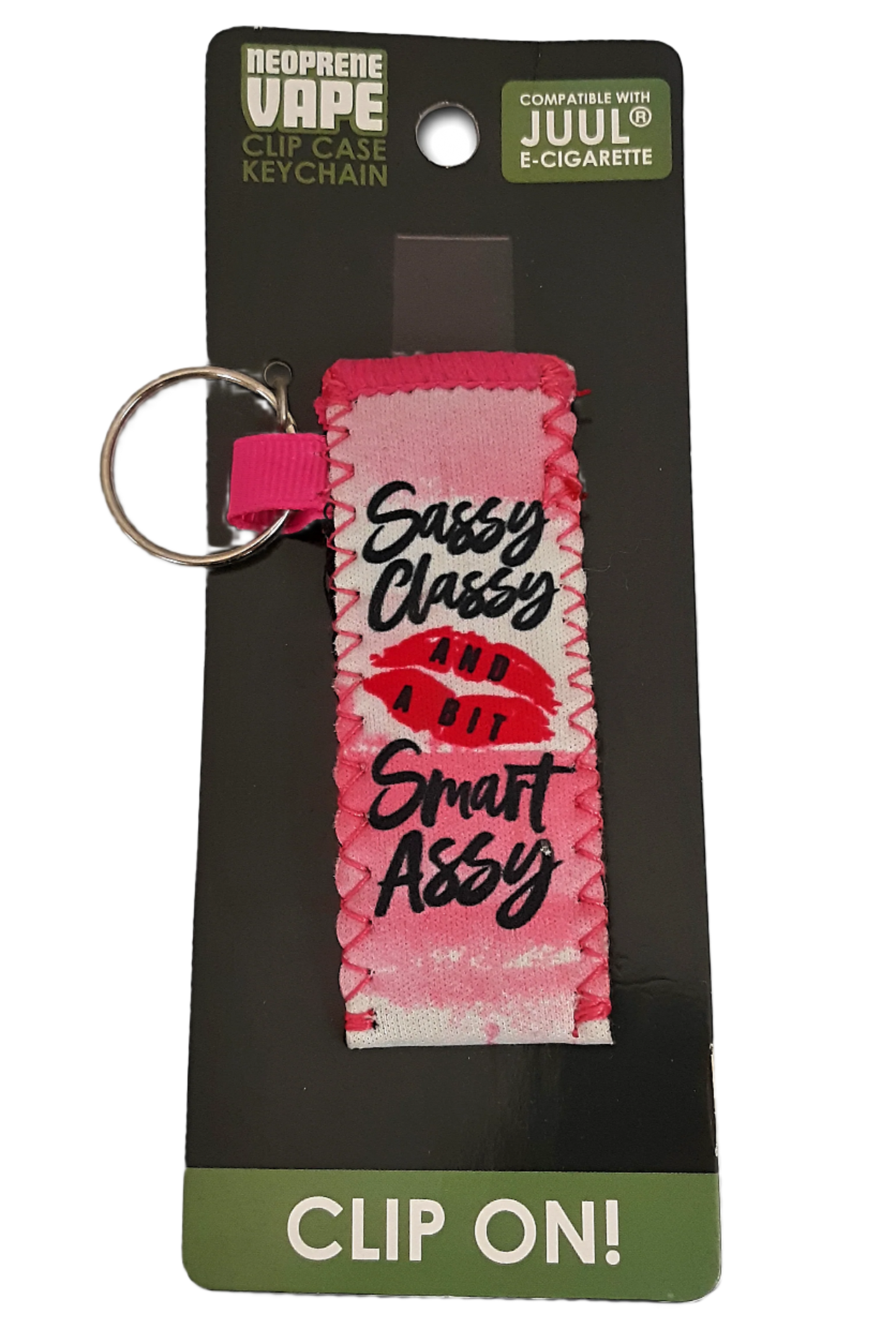 Neoprene Vape Clip Case Keychain