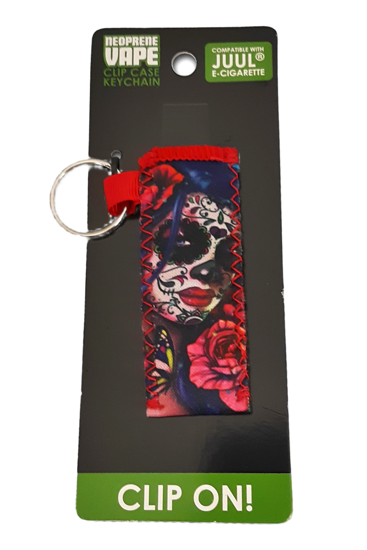 Neoprene Vape Clip Case Keychain