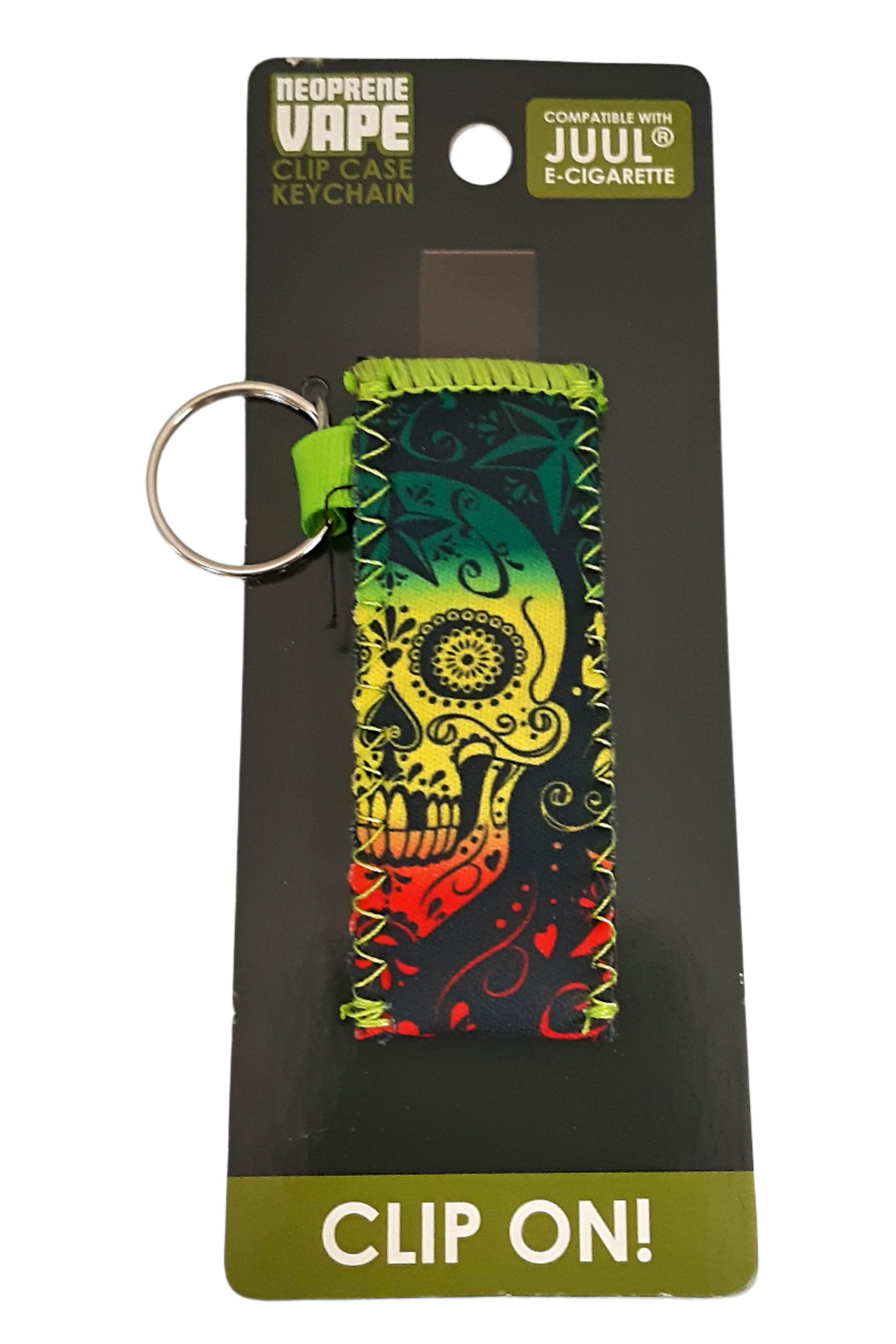 Neoprene Vape Clip Case Keychain