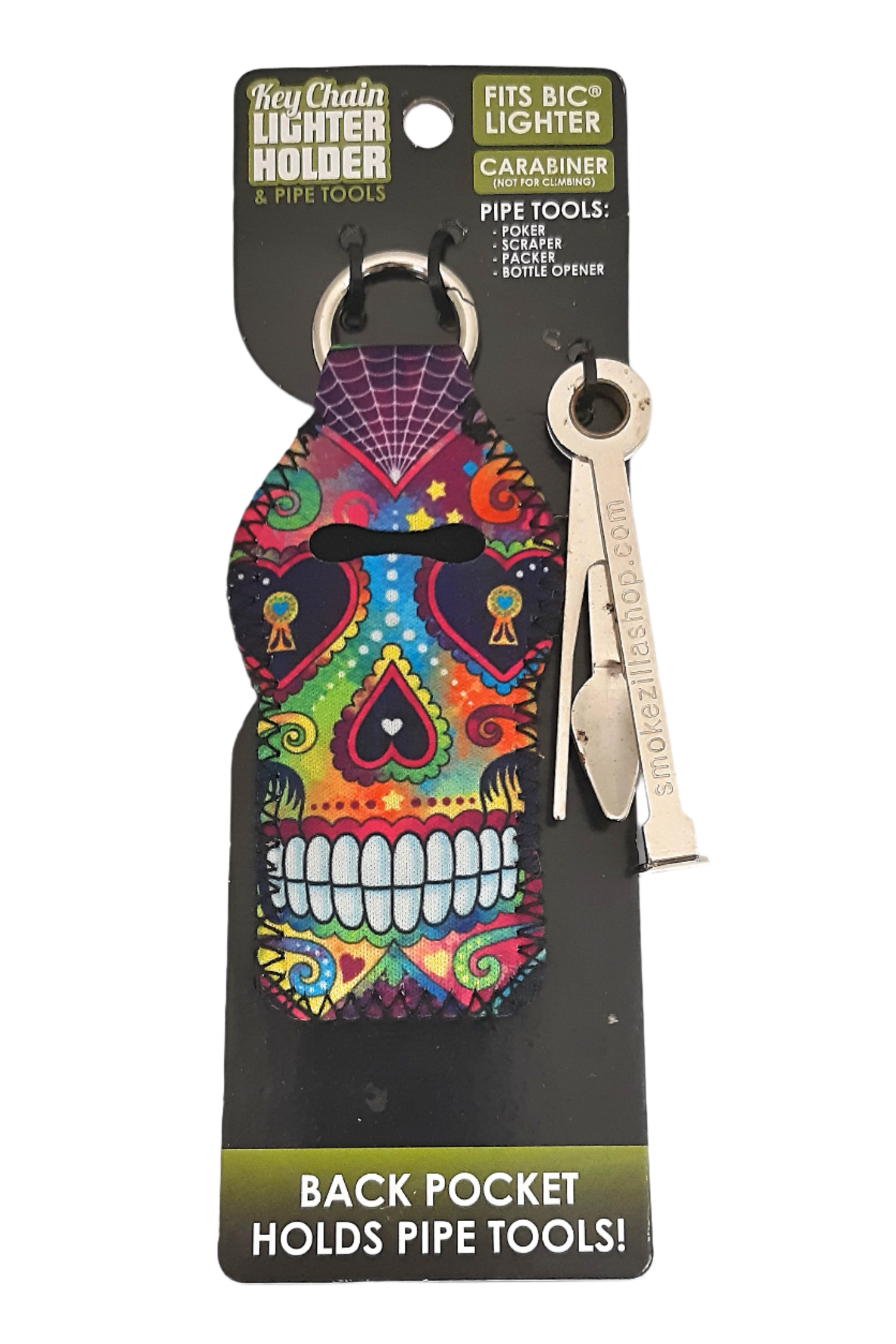 Keychain Lighter Holder & Pipe Tools