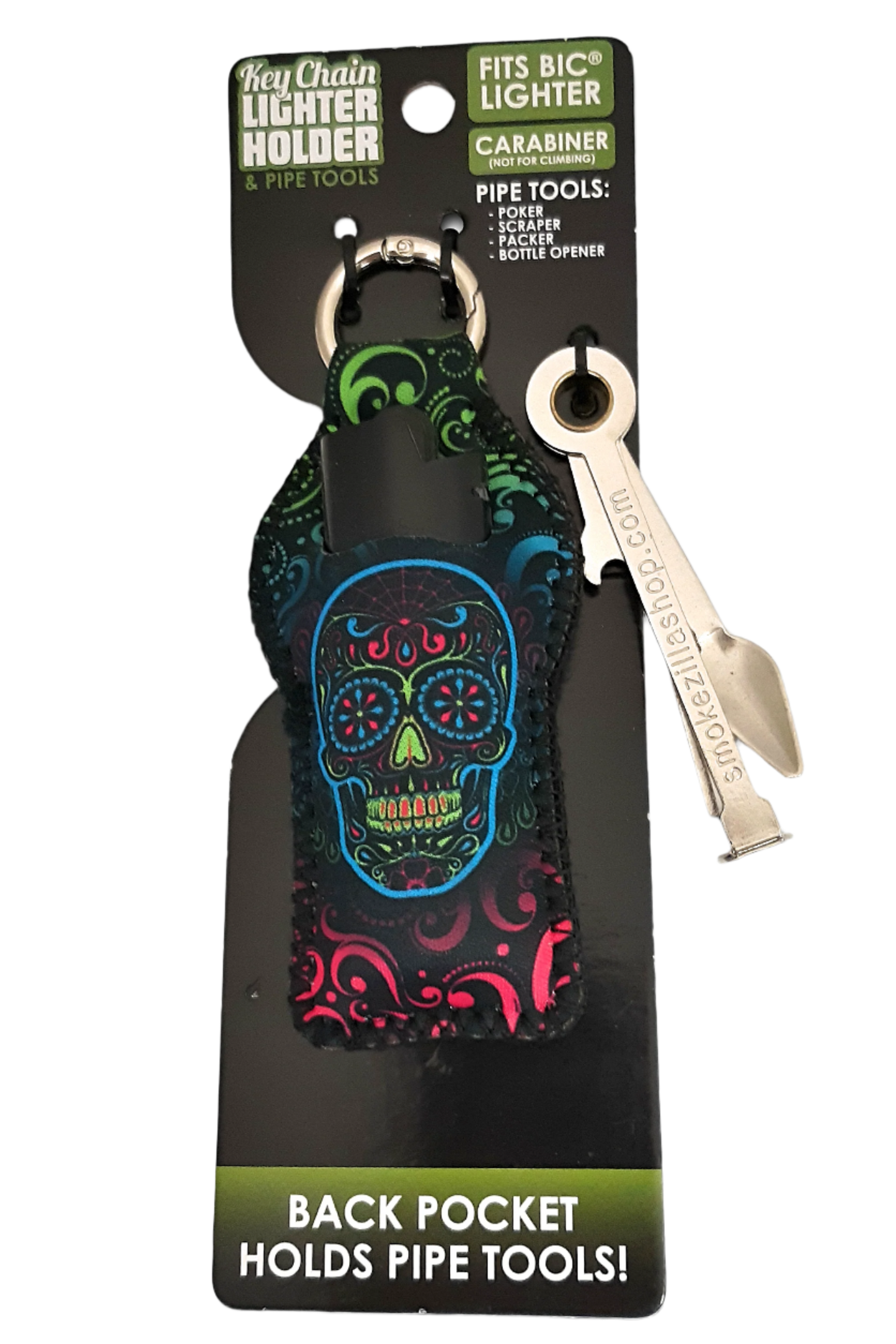 Keychain Lighter Holder & Pipe Tools