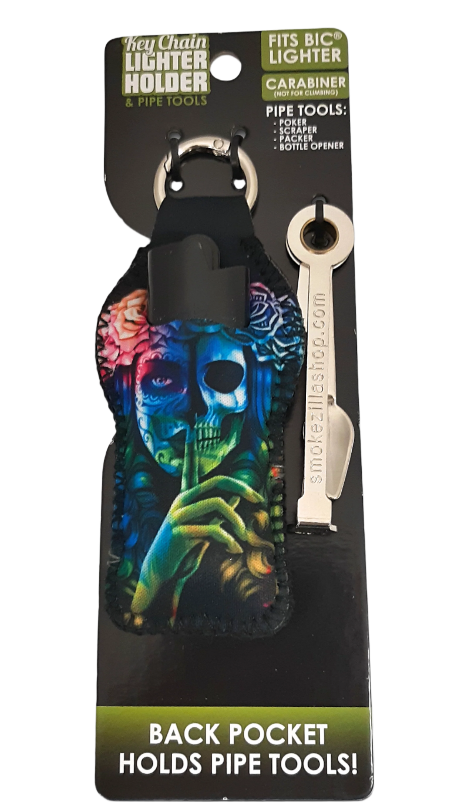 Keychain Lighter Holder & Pipe Tools