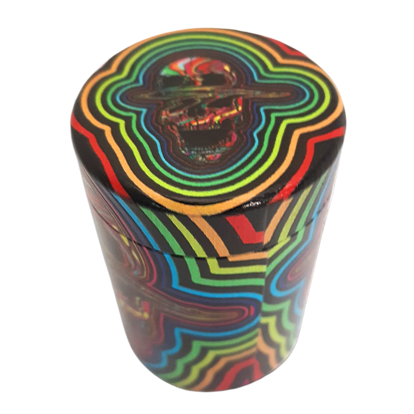 Printed Metal Storage Jar