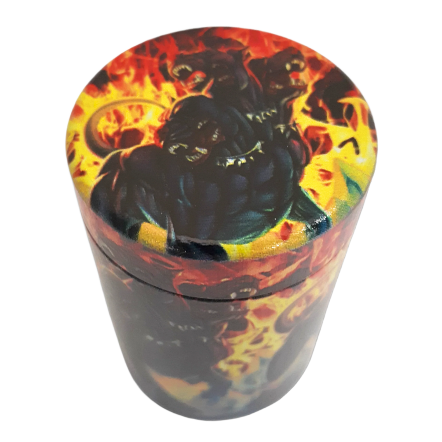 Printed Metal Storage Jar