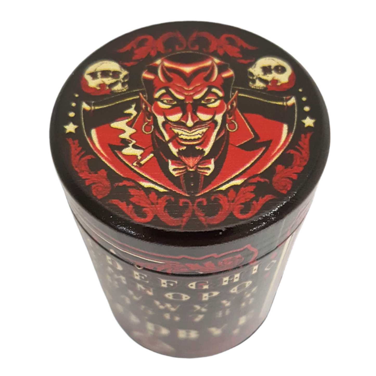 Printed Metal Storage Jar
