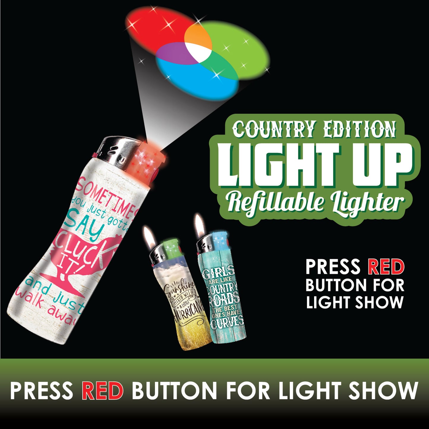 Country Girl Light Up Lighter
