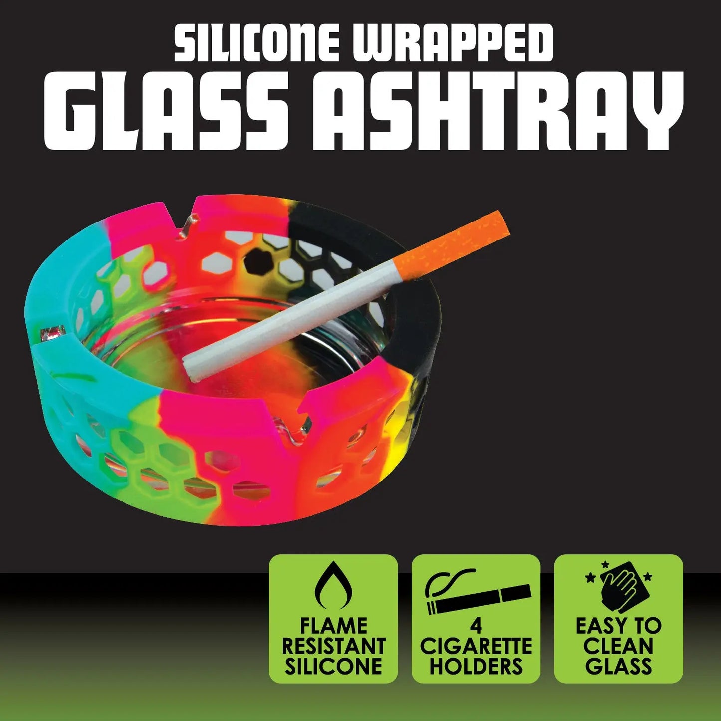 Silicone Wrapped Glass