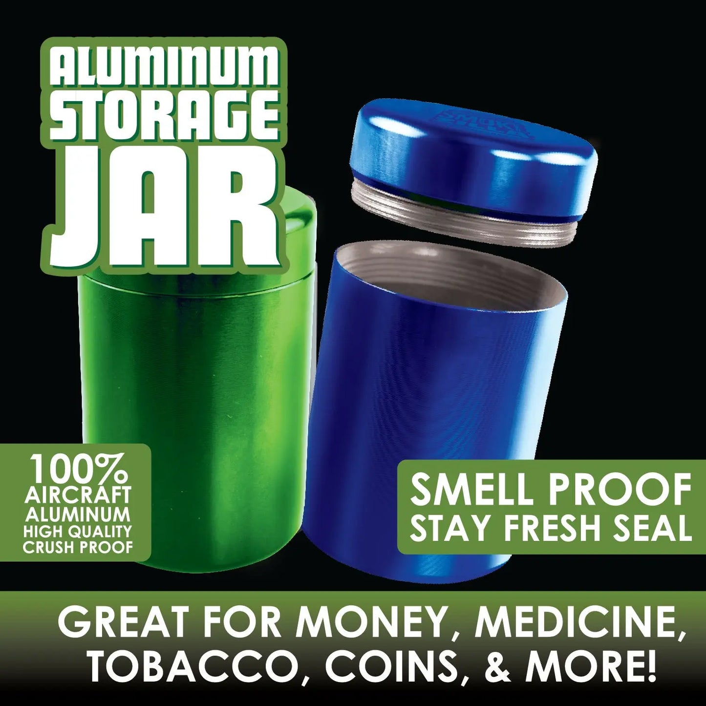 Aluminum Storage Jar