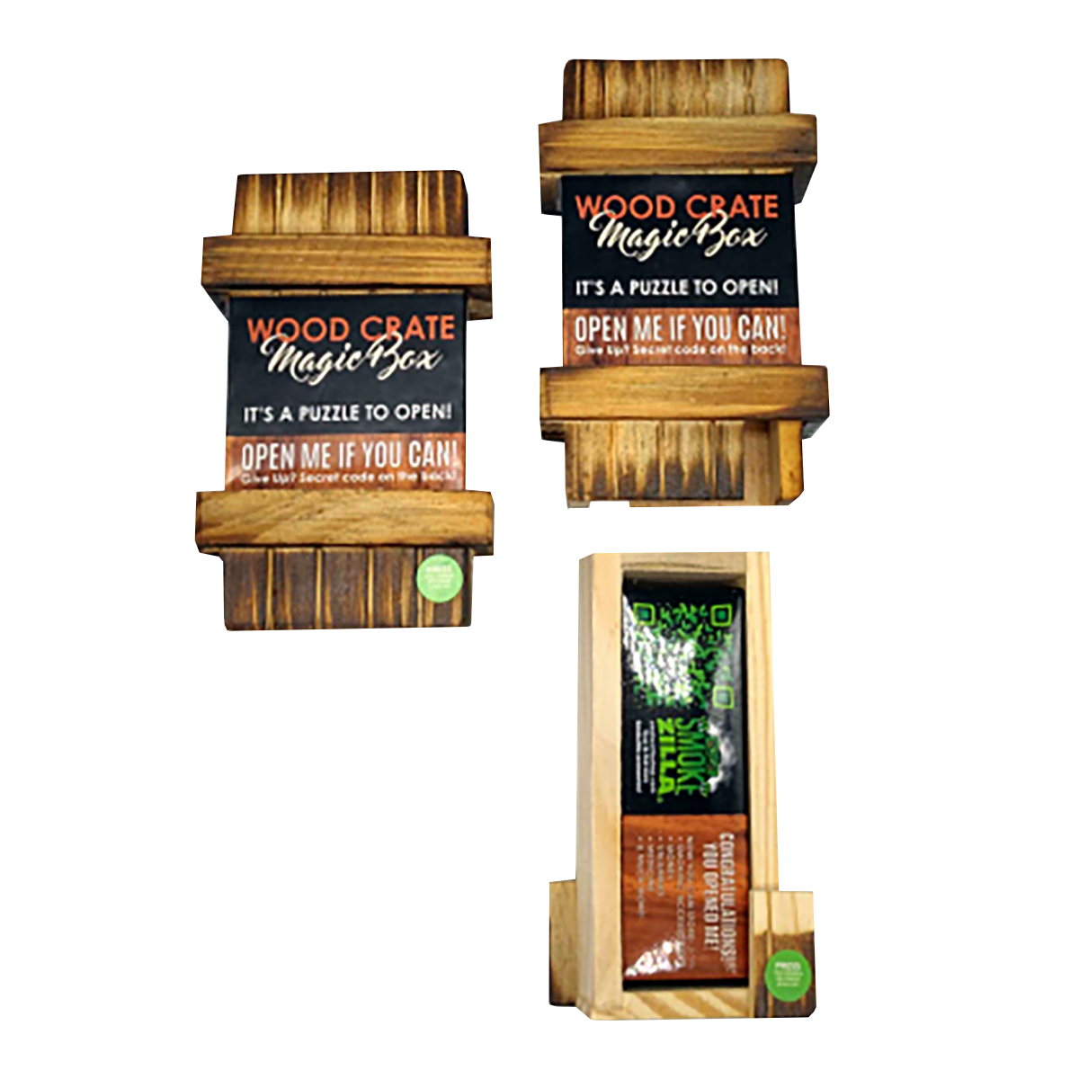 Wood Crate Magic Box