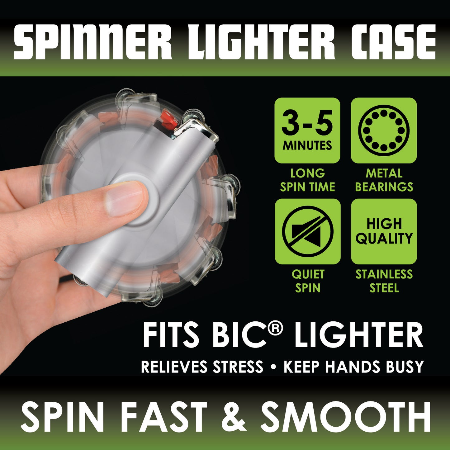 Spinner Lighter Case