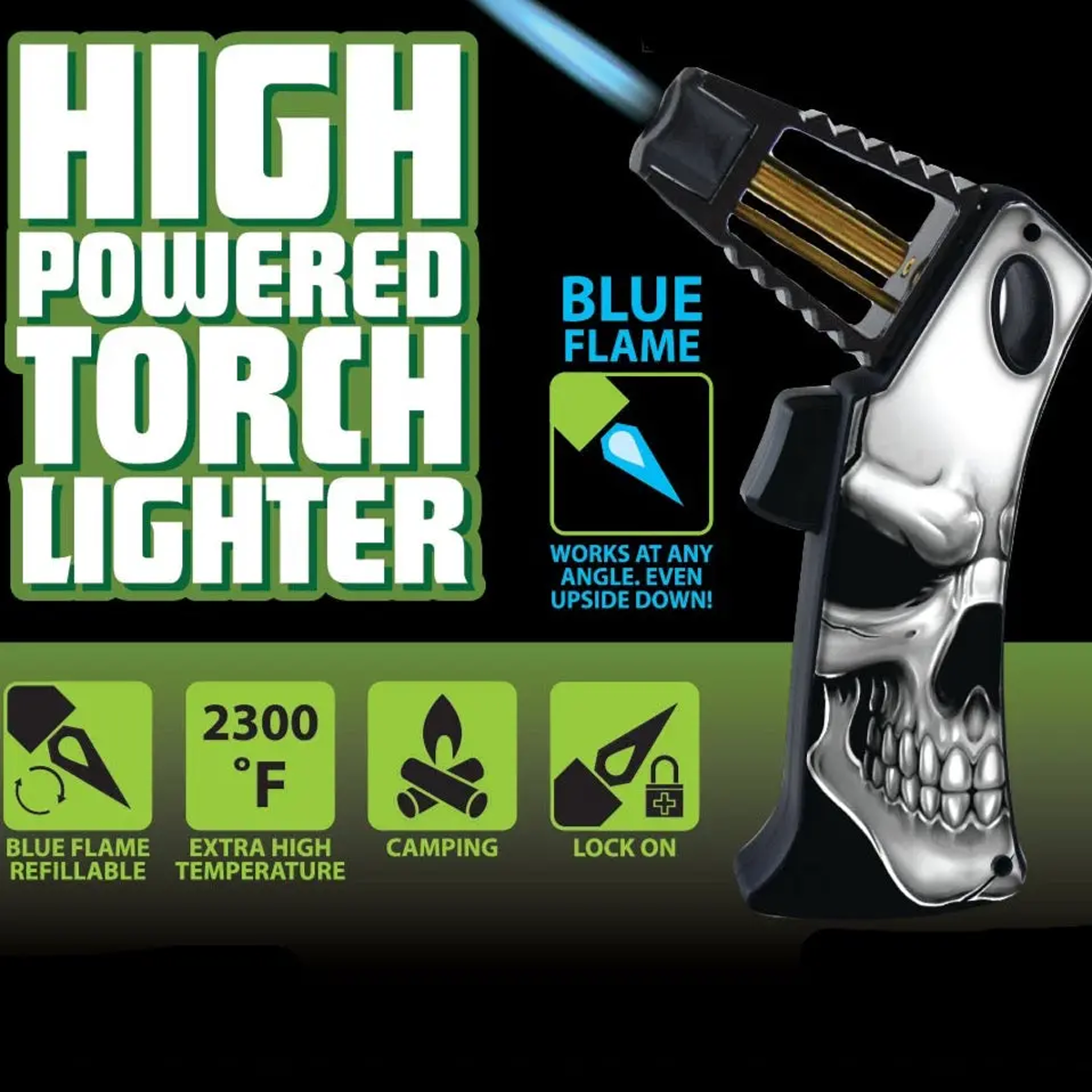 Zinc Printed Torch Lighter