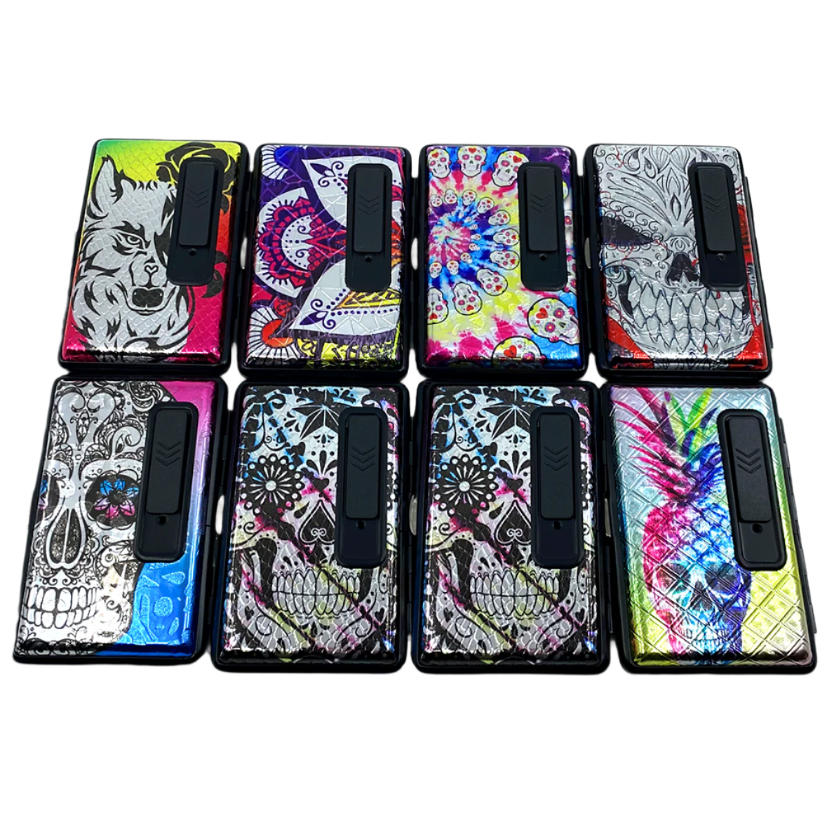 100s Cigarette Case with USB Coil Lighter