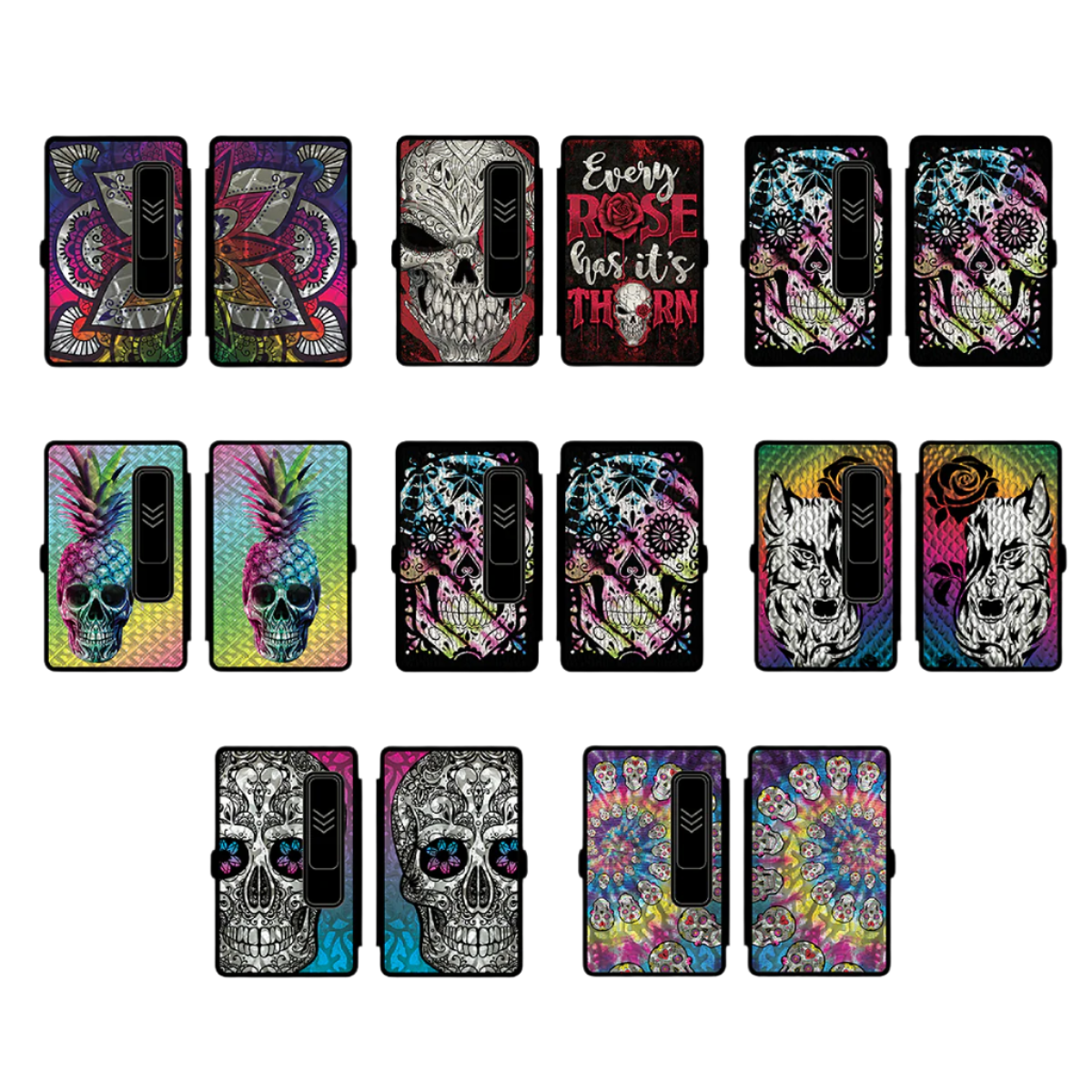 100s Cigarette Case with USB Coil Lighter