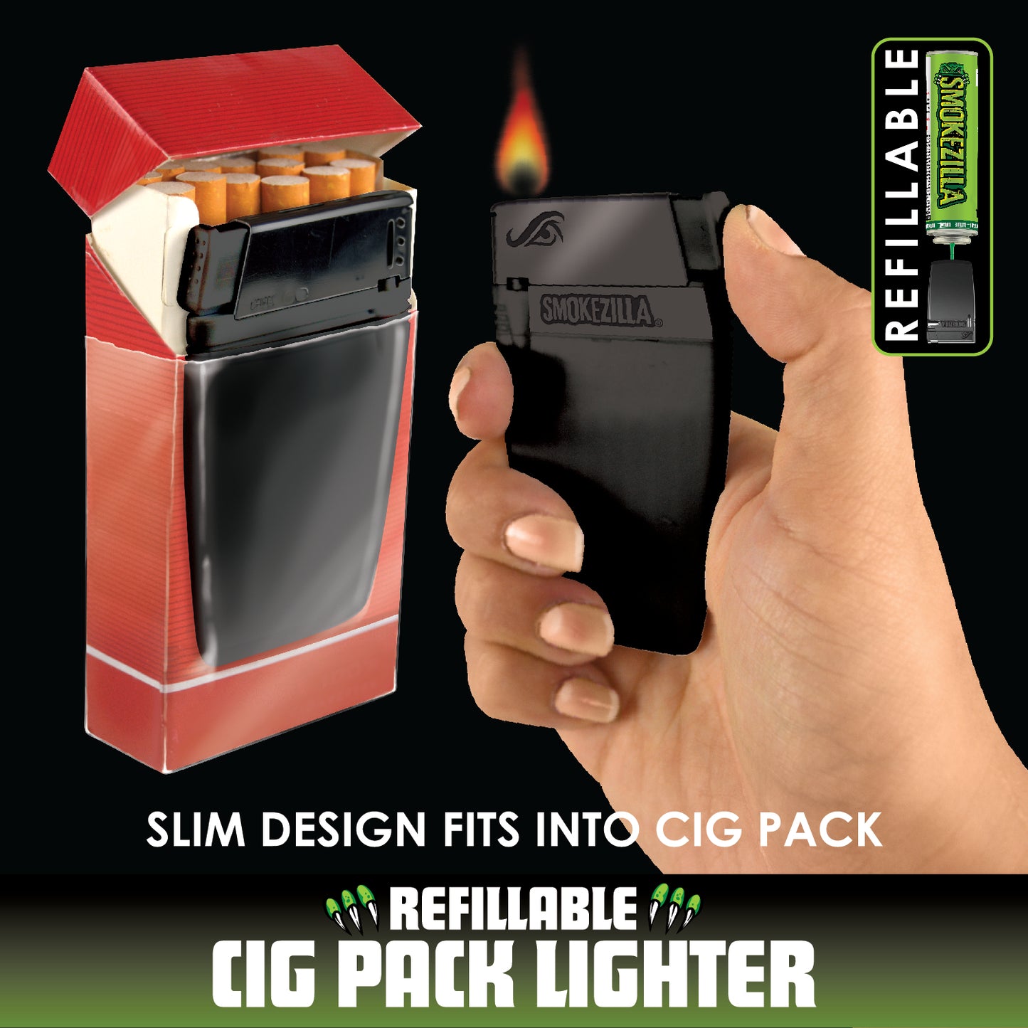 Cigarette Pack Thin Lighter