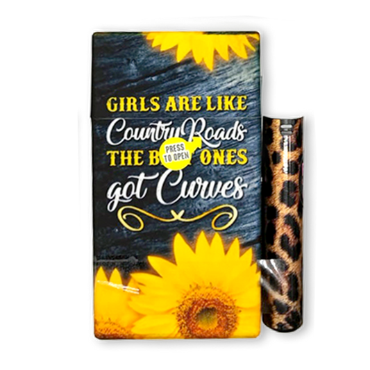 100s Cigarette Storage Case With Magnetic Lighter Case
