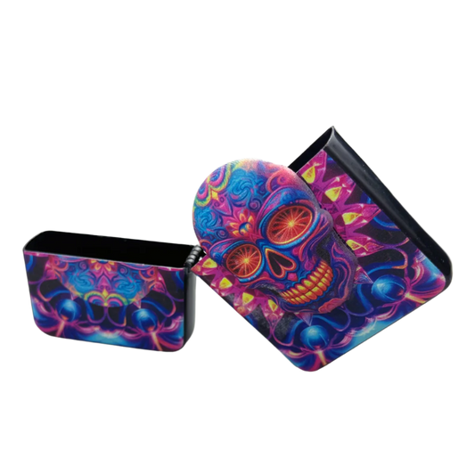 Metal Glow-in-Dark Flip Top Torch Lighter