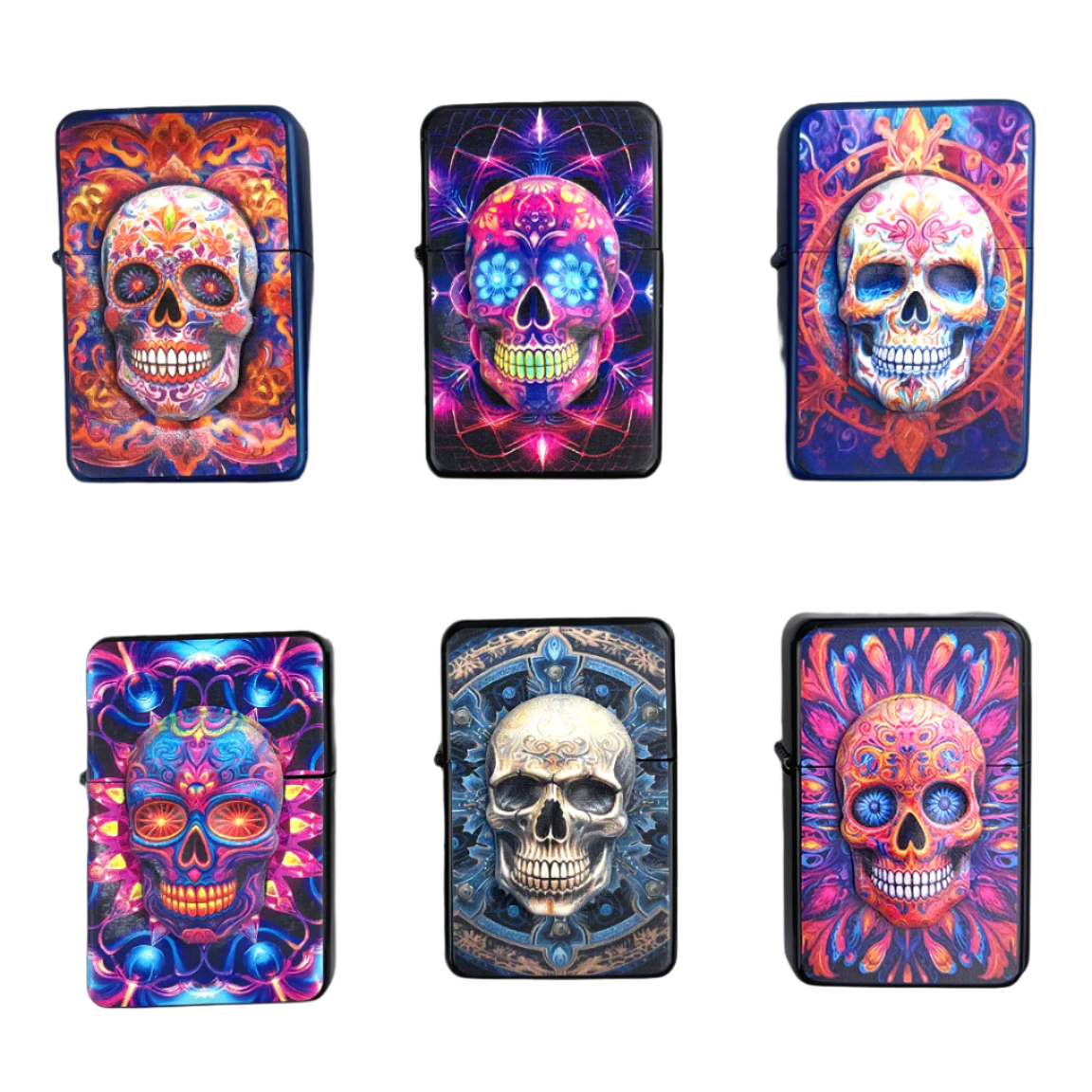 Metal Glow-in-Dark Flip Top Torch Lighter