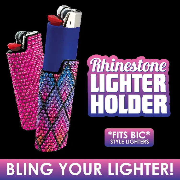 Rhinestone Lighter Case