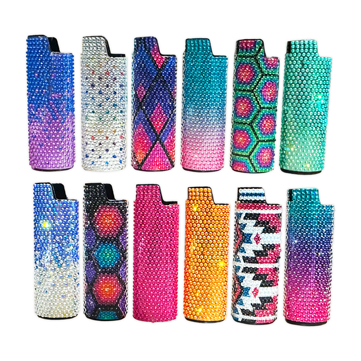 Rhinestone Lighter Case