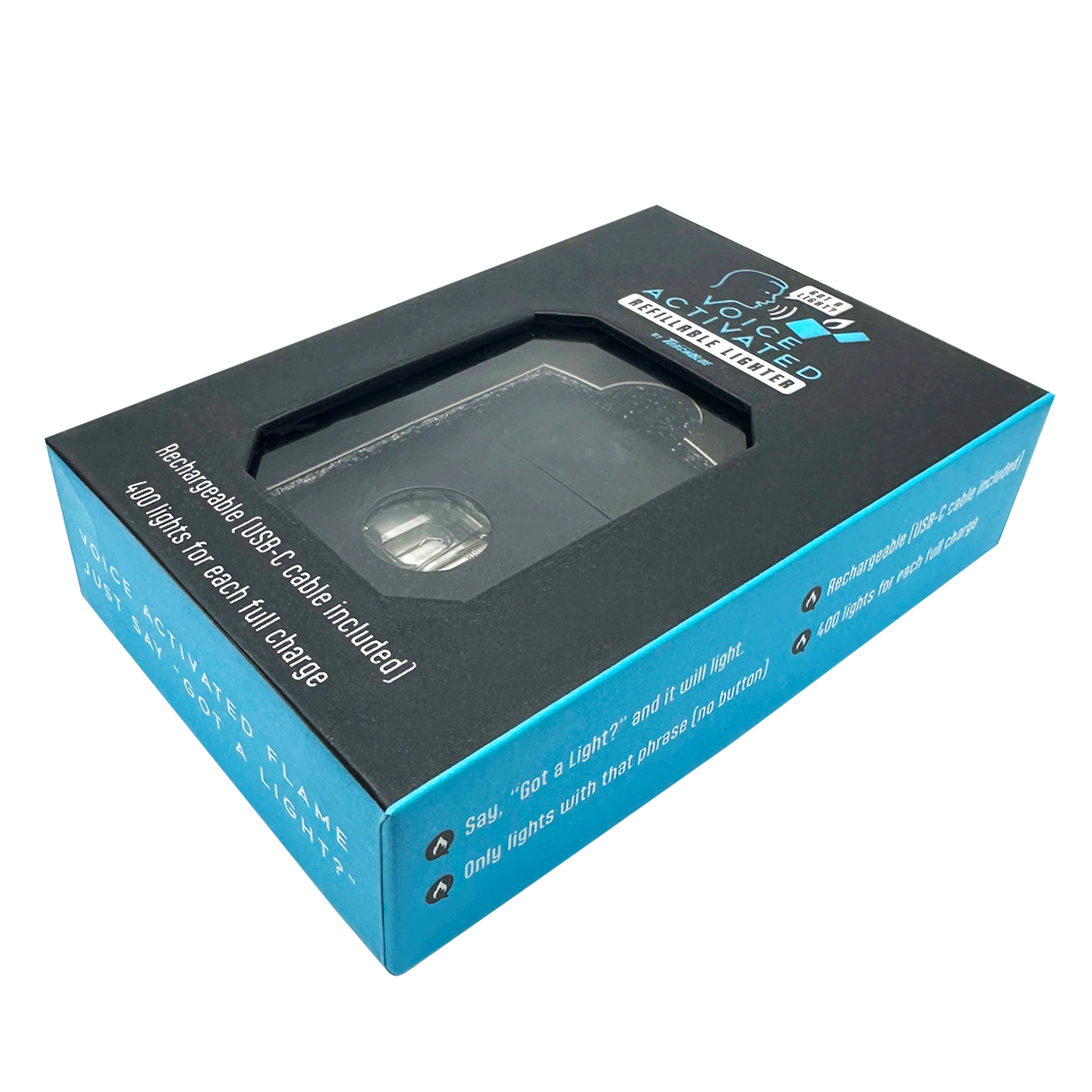 Voice Activated Flip Top Lighter
