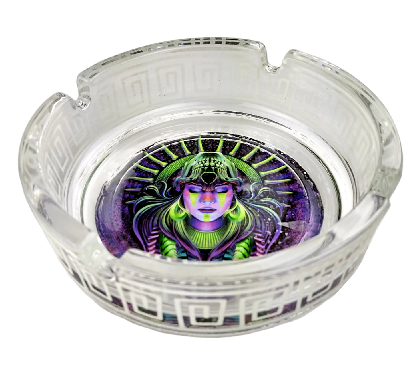 GID Glass Ashtray