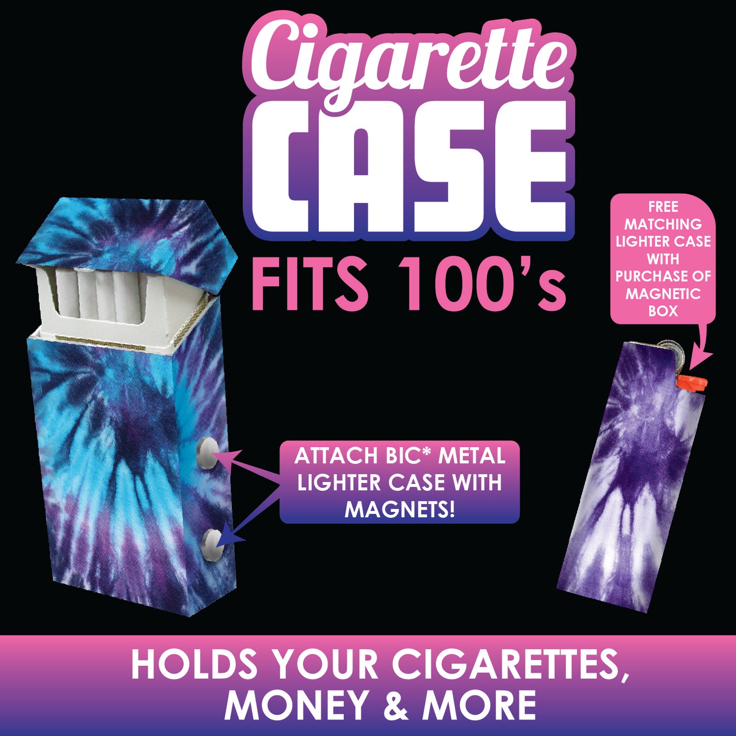 Flip Top Cigarette & Lighter Case