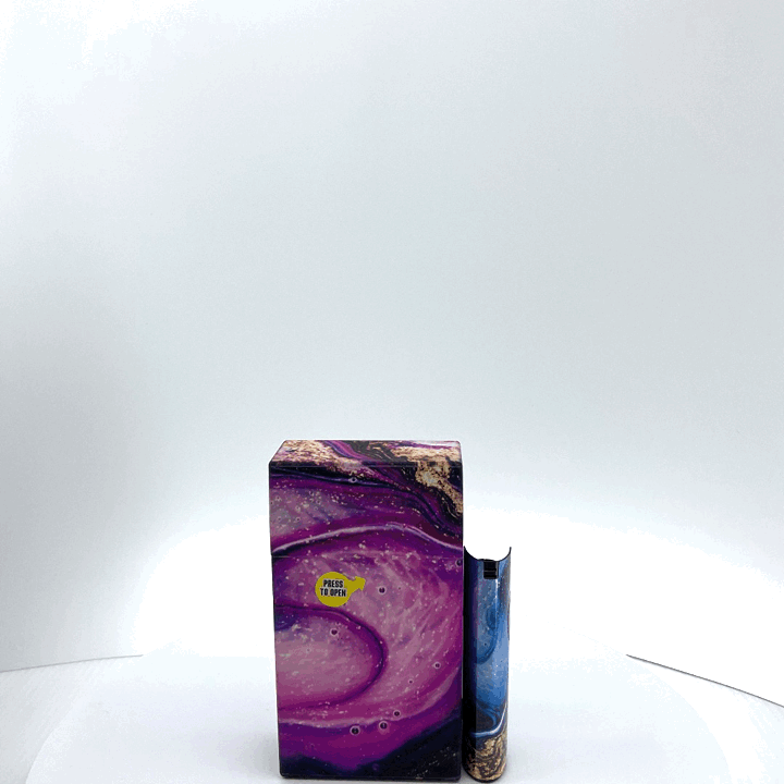 Flip Top Cigarette & Lighter Case