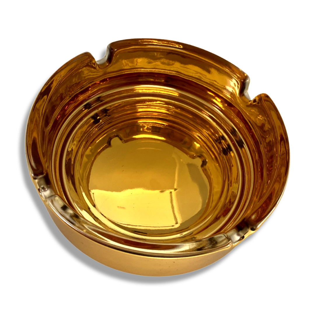 Plated Glass Ashtray