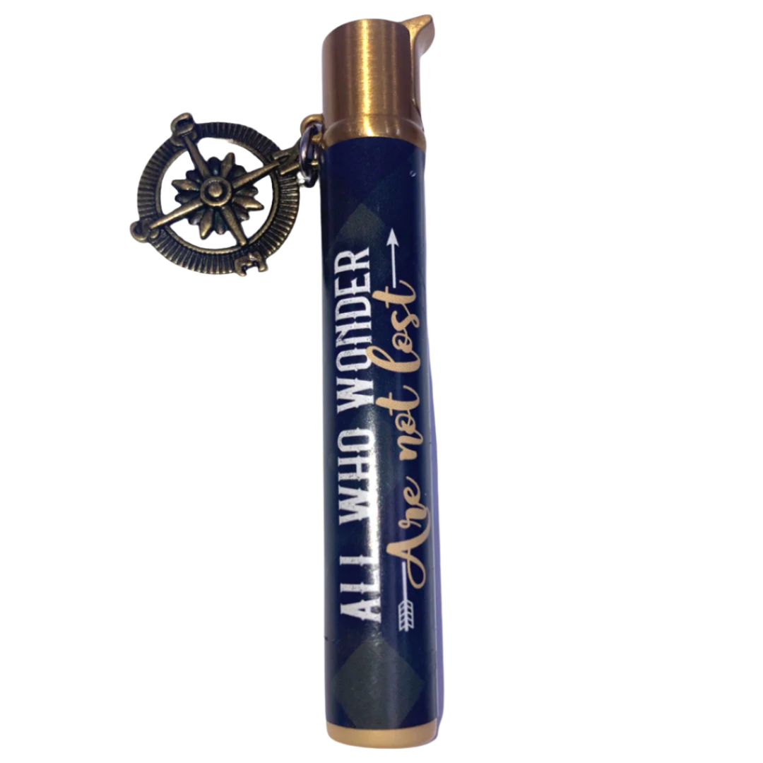 Thin Tube Lighter W/ Key Chain