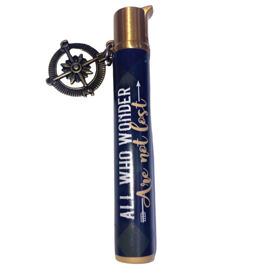 Thin Tube Lighter W/ Key Chain