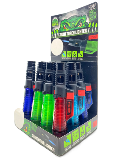 Zilla Torch Stick Lighter - 12 Pieces Per Retail Ready Display 23390 SMOKEZILLA