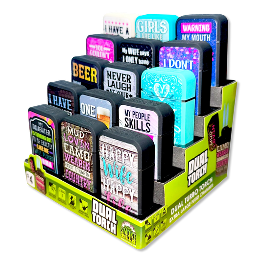 Big Bubba Dual Torch Lighter - 15 Pieces Per Retail Ready Display 41483 SMOKEZILLA