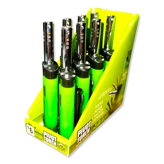 Pivot Head Torch Lighter with Tools - 8 Pieces Per Retail Ready Display 41487 SMOKEZILLA