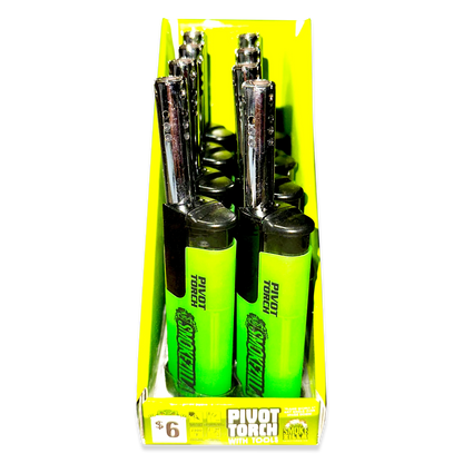 Pivot Head Torch Lighter with Tools - 8 Pieces Per Retail Ready Display 41487 SMOKEZILLA