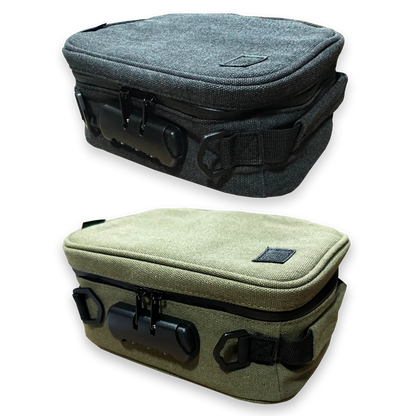 Smell Proof Canvas Lock Bag with Tool Organizer - 2 Pieces Per Pack 41500 SMOKEZILLA