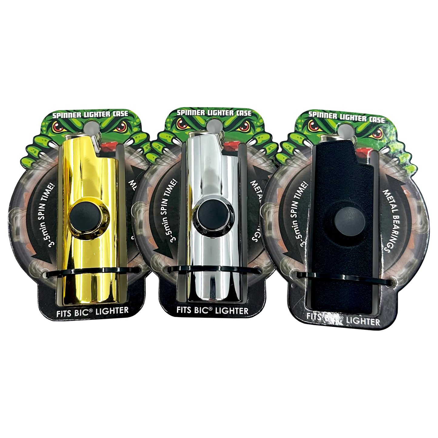 Metal Spinner Lighter Case - 6 Pieces Per Retail Ready Display 41575 SMOKEZILLA