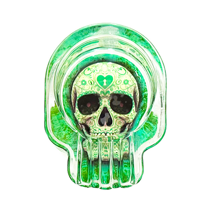 Skull Glass Ashtray