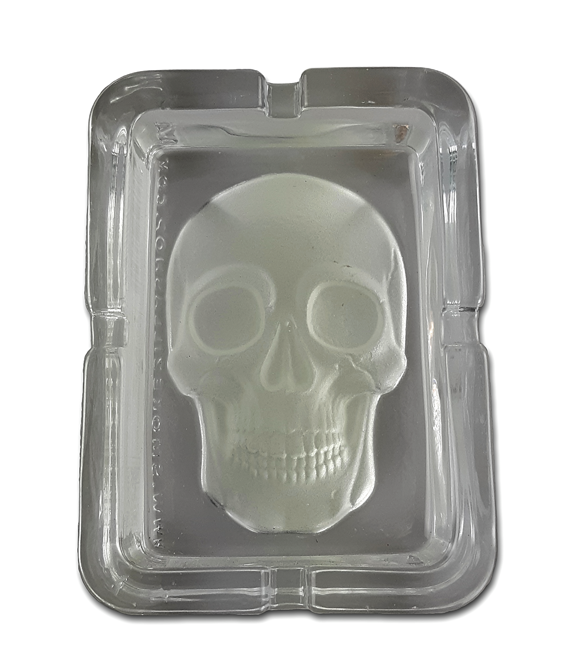 Glow In The Dark Skull Ashtray – Smokezilla Shop