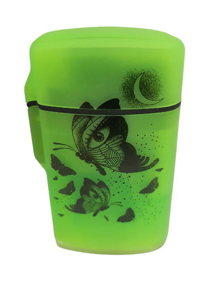 GID Flip Top Lighter – Smokezilla Shop GID Flip Top Lighter – Smokezilla Shop