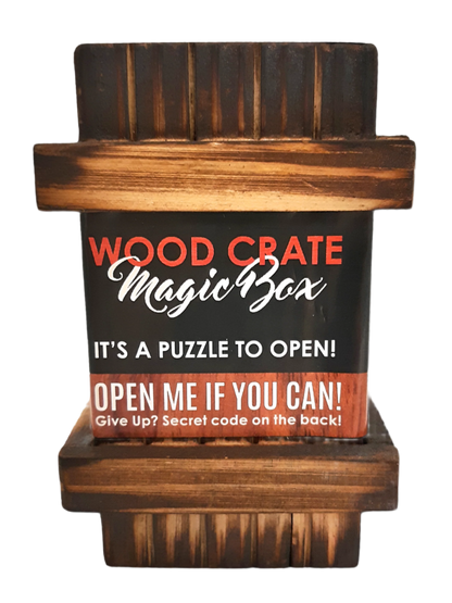 Wood Crate Magic Box