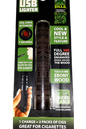 Briquet USB en bois rechargeable