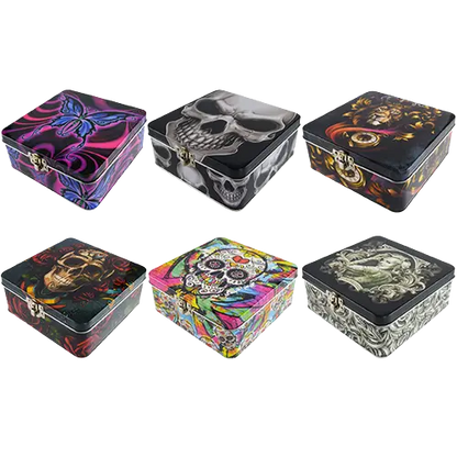Metal Storage Box with Roll Tray - 6 Pieces Per Retail Ready Display 20359 SMOKEZILLA